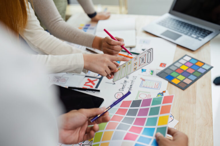 team of UI UX web designs